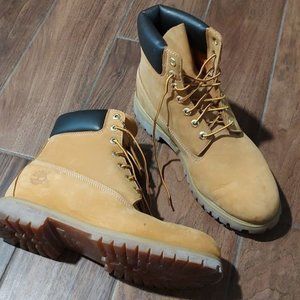 FINAL PRICE Timberland 11.5 waterproof lace up boots tan camel work